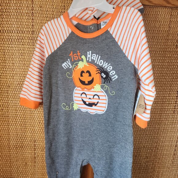 NEW My 1st Halloween Onsie Set - 9mos - Picture 3 of 4